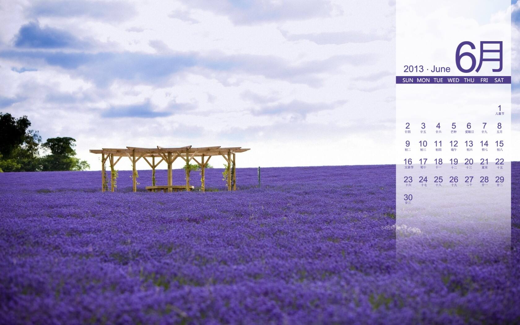2013年6月日历背景精选组图（20张）套图2