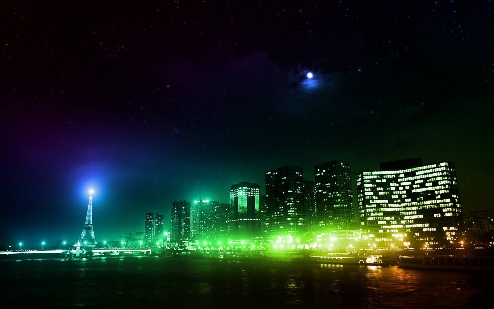 澳门城市夜景，璀璨的霓虹灯，威尼斯人酒店，银河酒店（12P）套图3