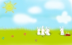 可爱萌宠小兔子壁纸-图片组图6