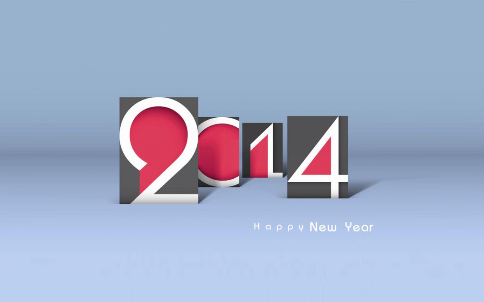 HAPPY2014文字桌面高清壁纸套图6