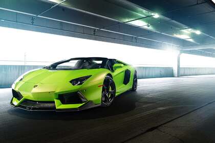 绿色活力兰博基尼Aventador V LP-700-4电脑高清壁纸