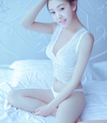 清透的纯白蕾丝-性感女孩纯美私房写真图片组图5