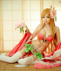 美女COSPLAY“芙蓉仙子”精美摄影艺术套图组图5