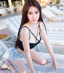 魅妍社美女Cheryl青树户外泳池边高清靓丽写真组图5