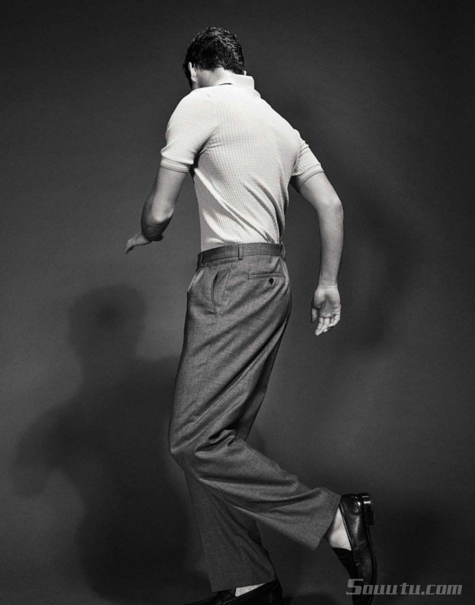 美国男模肖恩·奥普瑞Sean O'pry性感帅气黑白写真照图片