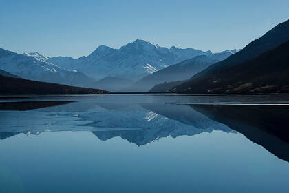 巍峨壮观唯美的山川，湖泊等高清风景桌面壁纸图片