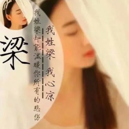 22张以女生为背景的唯美带字好看清新姓氏头像