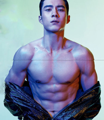 肌肉帅哥韩东君性感写真，大秀六块腹肌，身材健美迷人组图2