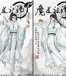 热门动漫《魔道祖师》出场人物手绘风格封面图片组图7