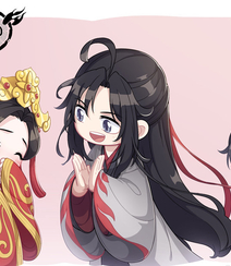 魔道祖师连环画版的Q版人物角色图片组图3