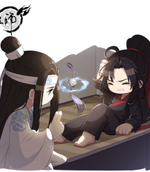 魔道祖师连环画版的Q版人物角色图片组图5