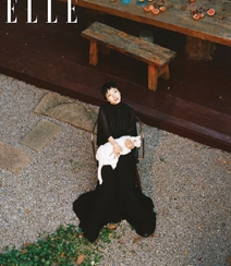 郭采洁时尚复古风《ELLE》杂志最新写真图片组图2