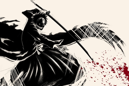 日本动漫《死神》虚化后的黑崎一护高清壁纸