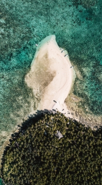 美丽的风景线沙滩，海滩高清手机壁纸组图8