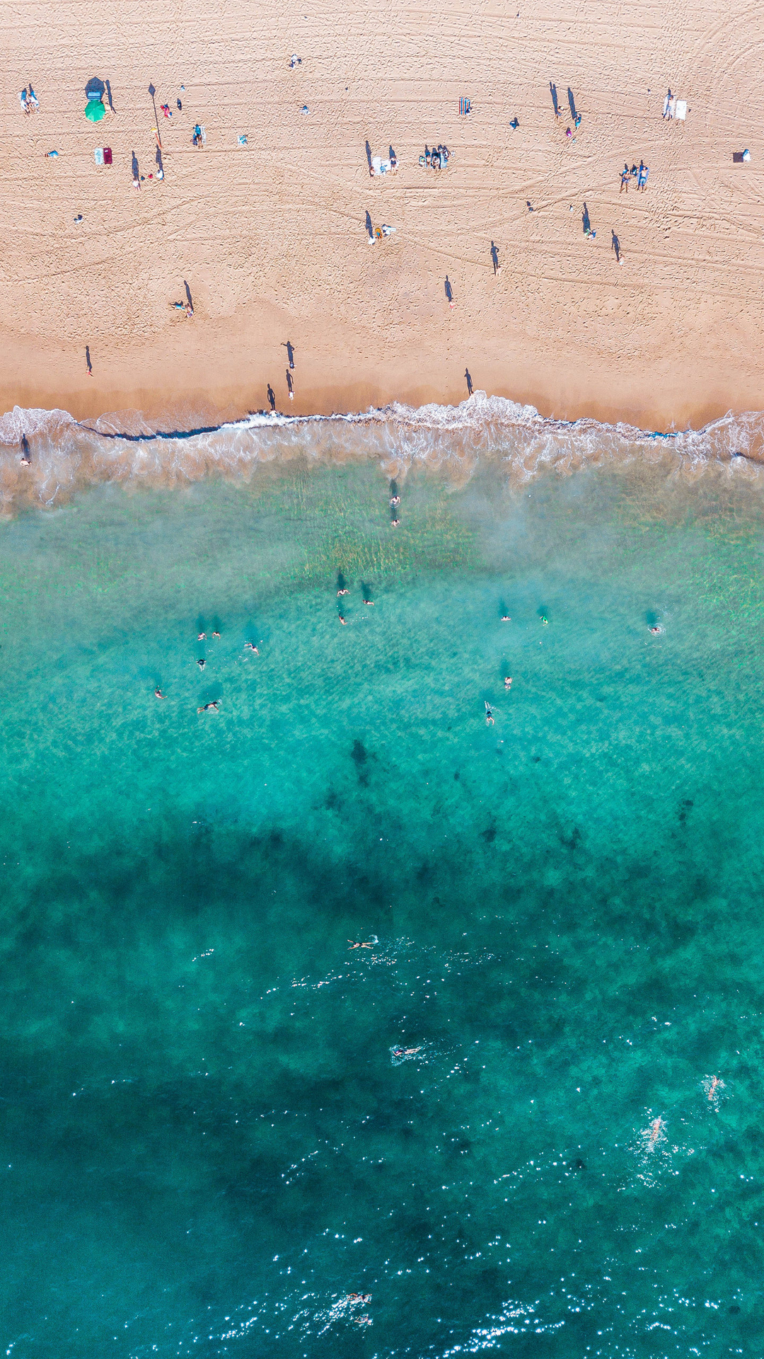 美丽的风景线沙滩，海滩高清手机壁纸套图13