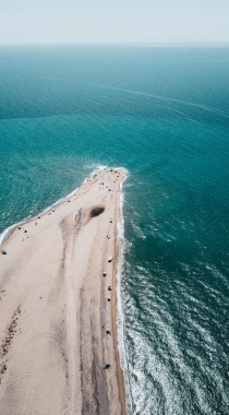 唯美的海边城镇，海洋风景手机背景图片组图7