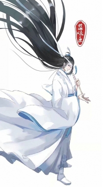 长发飘飘非常有创意的《魔道祖师》人物壁纸组图3