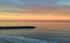 夕阳照射着大海的唯美景象电脑壁纸图片组图17
