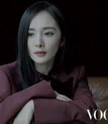 杨幂、雷佳音木调灵魂主题《VOGUE服饰与美容》杂志写真组图6