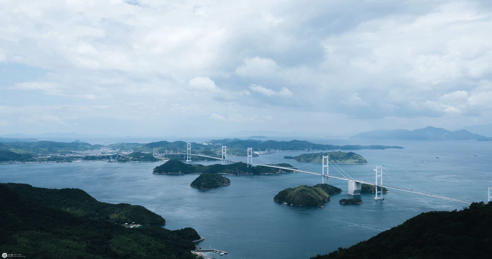 唯美的海上风景海上岛屿的壁纸图片套图2