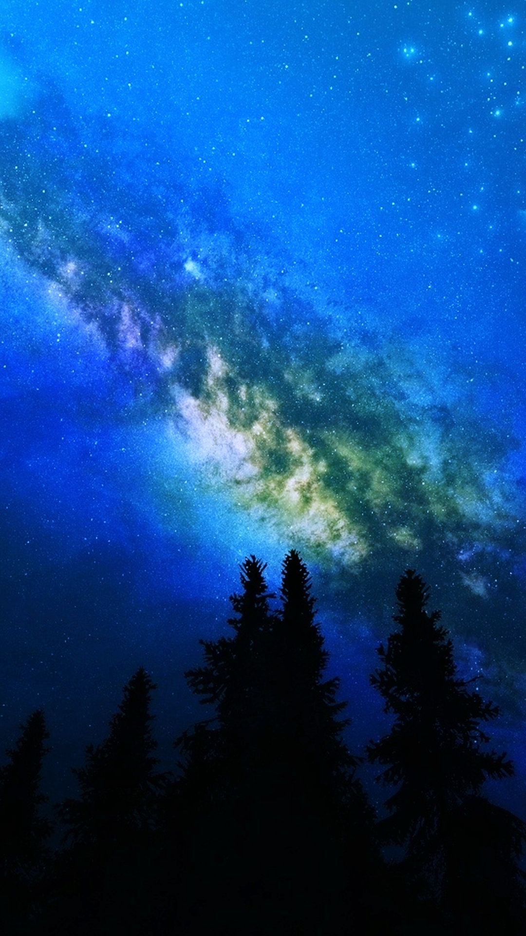 神奇的天文风景，漫天的星河唯美手机壁纸套图1