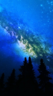 神奇的天文风景，漫天的星河唯美手机壁纸组图1