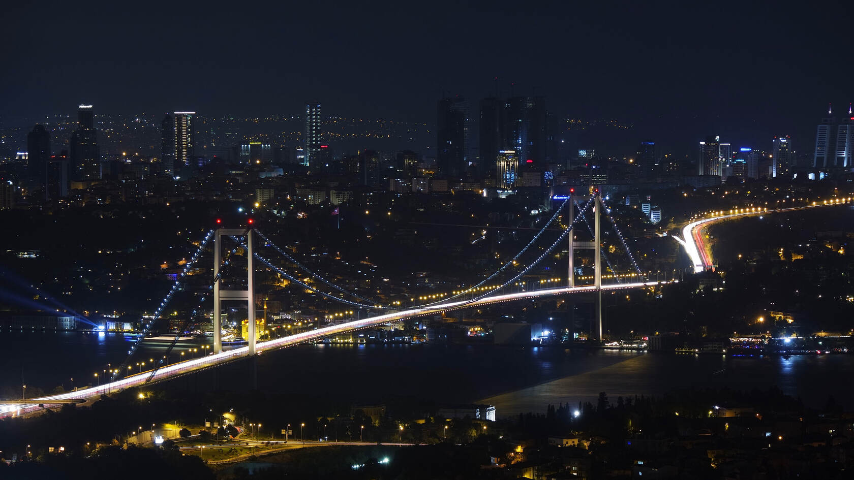 唯美的欧美地标城市夜景风景电脑壁纸套图9