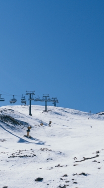 唯美的平原高速，滑雪场缆车，茂密的原始森林手机壁纸组图4