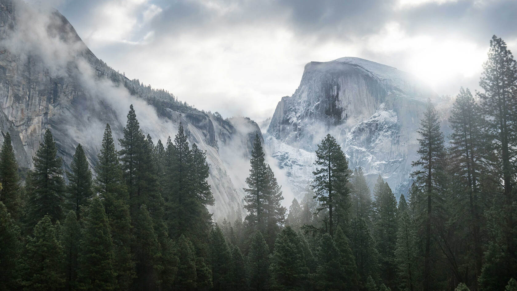 美丽的雪山，唯美的海上冰山高清电脑壁纸下载套图3