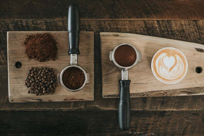 黑咖啡原料咖啡豆，猫屎咖啡唯美摄影电脑壁纸