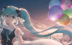 初音未来个人高清桌面壁纸系列12月版组图9