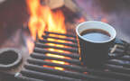 烧烤炉边上的静物咖啡杯等高清壁纸图片组图3