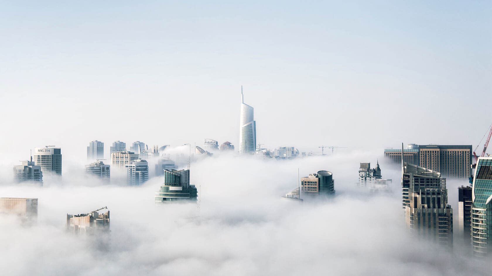 夜晚城市的道路灯光意境电脑壁纸套图3