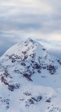 巍峨雄伟的雪山高清护眼手机壁纸2K屏专属组图14