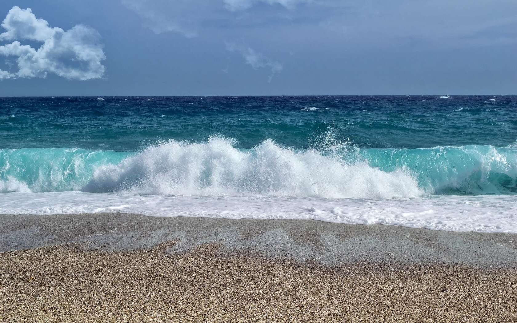 大海、海浪、浪花、波涛汹涌的海浪浪花景色壁纸图片套图1