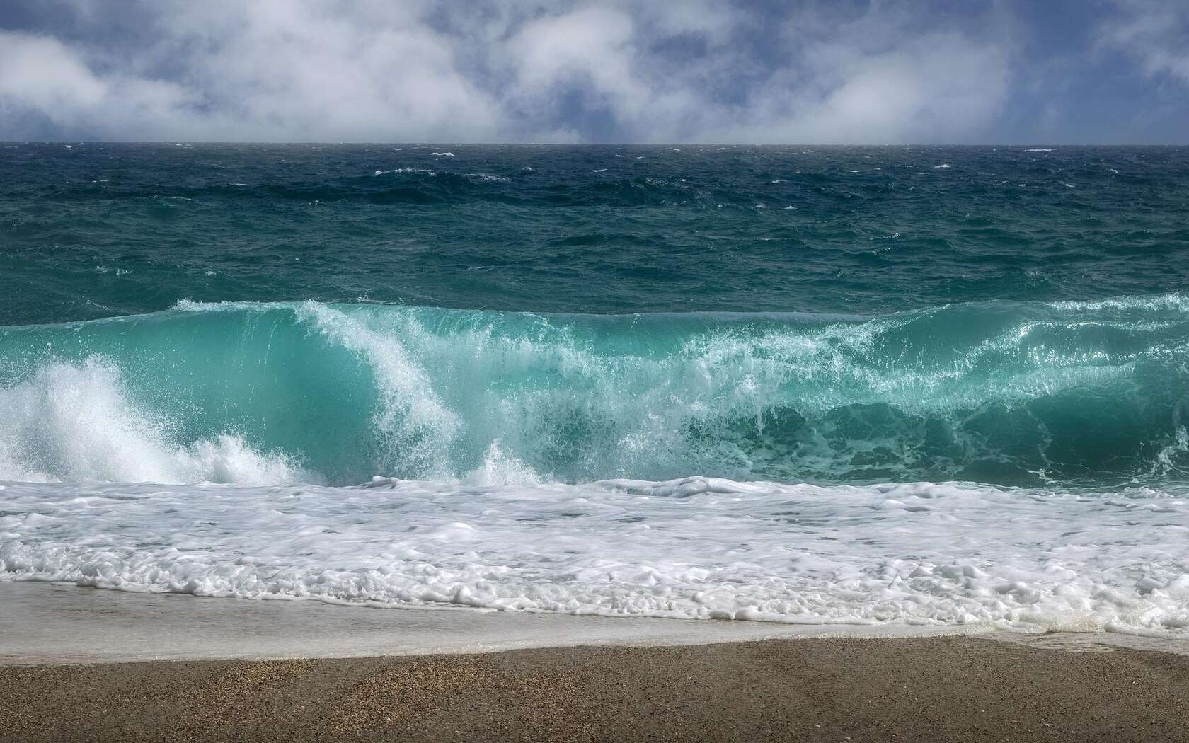 大海、海浪、浪花、波涛汹涌的海浪浪花景色壁纸图片套图8