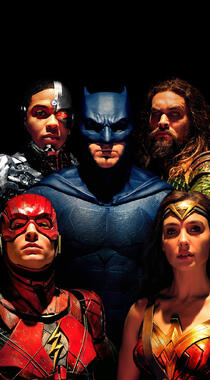 DC动漫影视作品《正义联盟》高清超级英雄人物手机壁纸套图