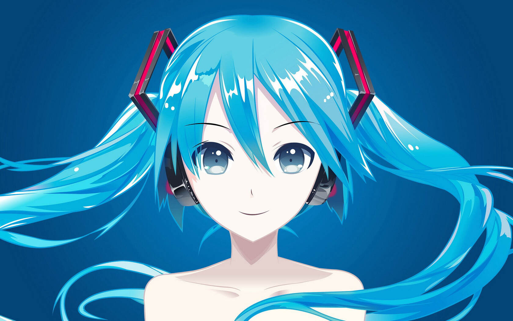 初音未来电脑桌面背景4月14日推荐二套图3