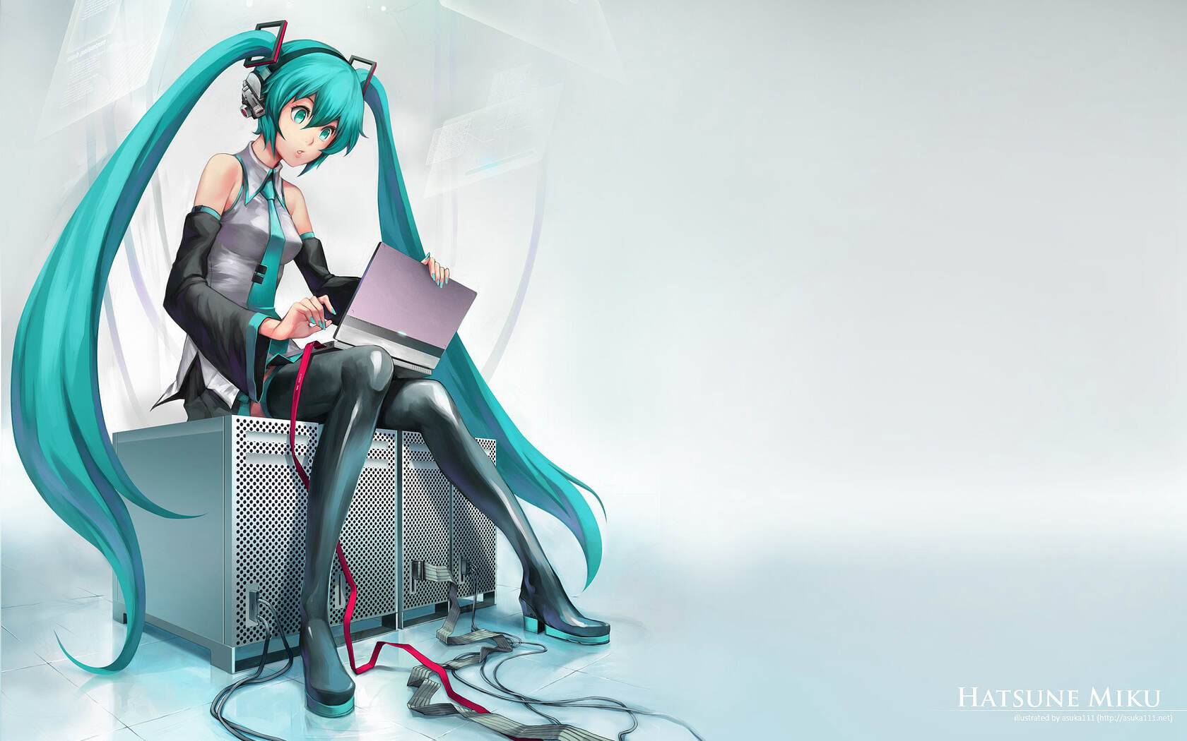 初音未来电脑壁纸合集，这一套我用了半年套图7