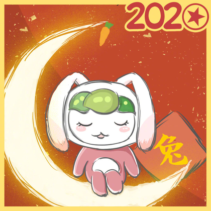 2020鼠年开运十二生肖可爱卡通QQ头像图片