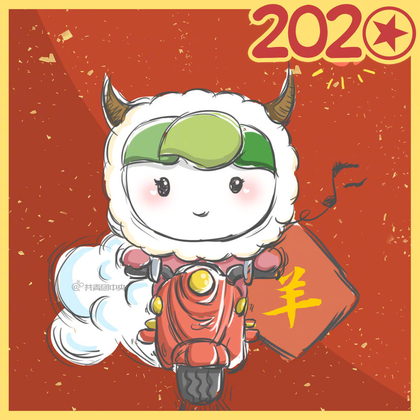 2020鼠年开运十二生肖可爱卡通QQ头像图片