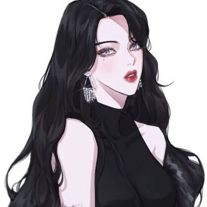 忧郁伤感的动漫少女插画动漫头像图片