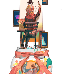 漫画《地缚少年花子君》精美糖果罐系列插画美图，p画师Glycan作品组图5