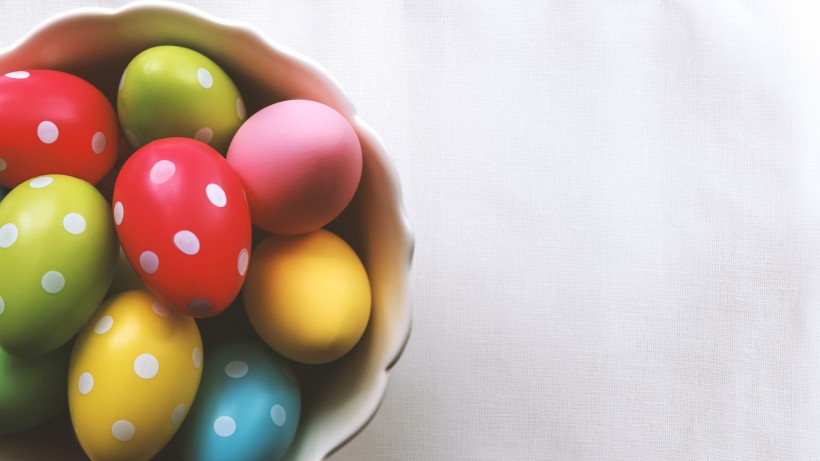颜色丰富多样多彩的的复活节彩蛋创意可爱图片图片