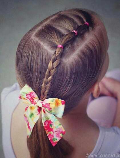 适合小女孩的8款简单漂亮编发发型图片