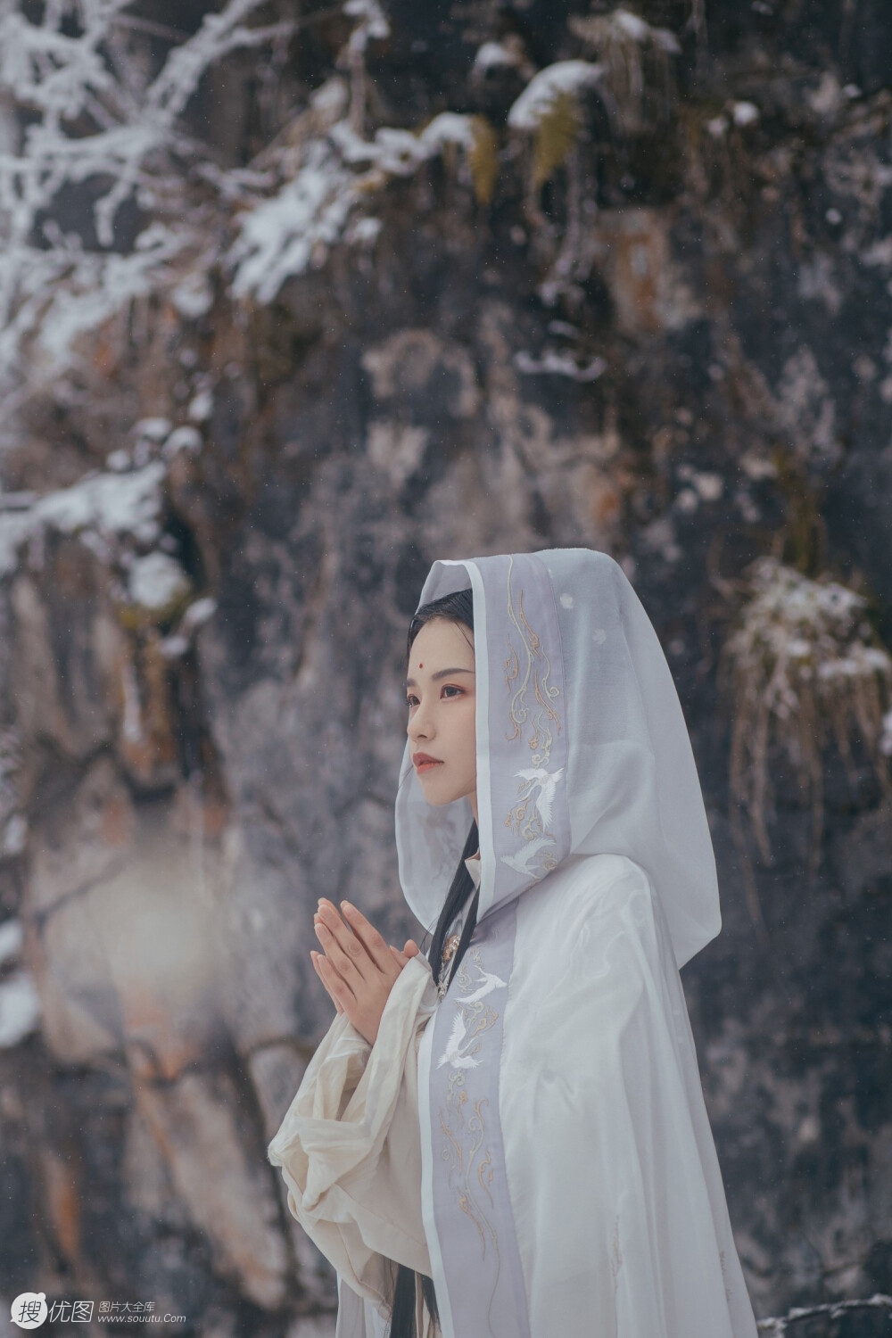 古风美女合集，古装汉服美人唯美摄影艺术图片图集套图7