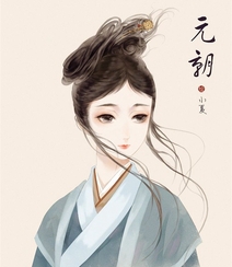 不同朝代女人的发髻发型精美好看手绘插画图片组图7