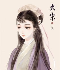 不同朝代女人的发髻发型精美好看手绘插画图片组图9