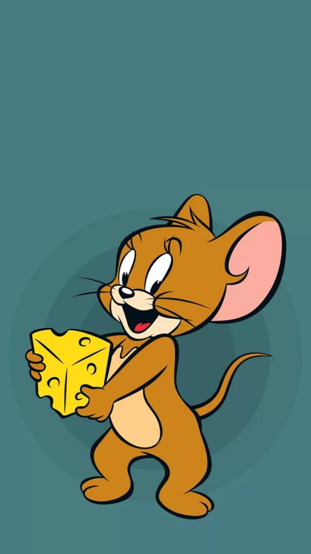 《猫和老鼠》里的小老鼠JERRY可爱手机壁纸图片第2张壁纸