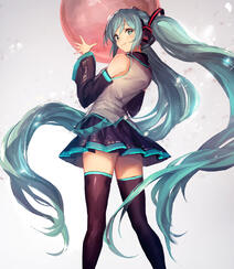 初音未来超清图片，精选一大票miku超清好看性感美图欣赏组图8